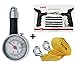 Vheelocityin Metalic Tyre Pressure Gauge + Tyre Puncture Kit + Car Tow Cable RS.649.00