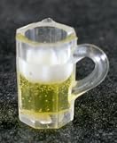 Dolls House Miniature Pub Accessory Glass Pint Beer 019