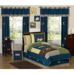 Construction Zone Childrens Bedding - 3pc Full / Qu