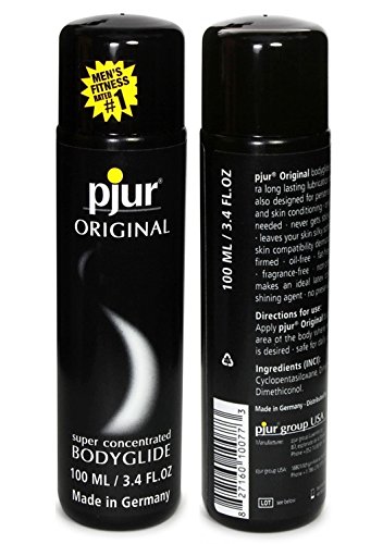 Pjur Original Silicone Based Body Glide Personal Lubricant Super Concentrated Long Lasting Luxuriously Smooth : Size 3.4 Oz. /100 Ml (PACK of 2)