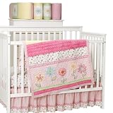 Tiddliwinks Girl Flower 4-pc Crib Set