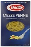 Barilla Mezze Penne, 16-Ounce Boxes (Pack of 4)