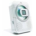 Elta DR 3034 PL Tragbarer CD-Player mit Duschradio (UKW-Tuner, Lautsprecher, Kopfhörer Anschlussbuchse, Digital-Uhr, Spritzwassergeschützt) weiß