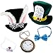 Tigerdoe Rabbit Costume - 5 Pc Set - White Rabbit Costume - Mad Hatter Costume - Bunny Costume
