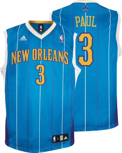 Chris Paul New Orleans Hornets Teal 2008-2009 Replica Adidas NBA Jersey