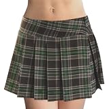 Donald Seneca Plus Size Schoolgirl Tartan Plaid Pleated Mini Skirt Modbury 4X