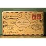 Vintage Postal Marks Rubber Stamp Set By Cavallini & Co.