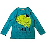 《H28年秋冬物》 nico hrat(ニコフラート) 製品洗い加工済み 42/2天竺バナナ長袖Tシャツ 110cm/BL NO.B-260261