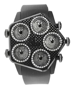 Jacob & Co. Global GL3-24 Black Carbon Fiber White 3.725Ct Diamond Watch