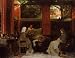 Art, Oil painting reproduction size 24x36 Inch, painting name: Venantius Fortunatus Reading His Poems to Radegonda VI, By AlmaTadema Lawrence 