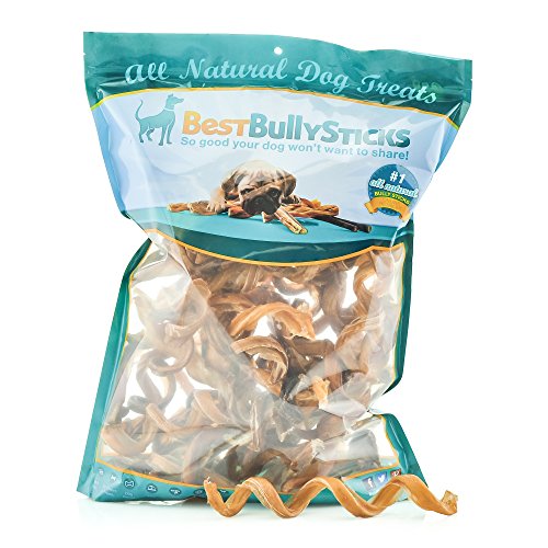 Curly Bully Sticks Dog Treats 100 Pack Karen J. Morehousehiz