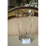 Clear Glass Vase - Ice Series, 14 inches Tall
