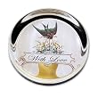 With Love - Small Round Glass Paperweight