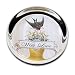 With Love - Small Round Glass Paperweight