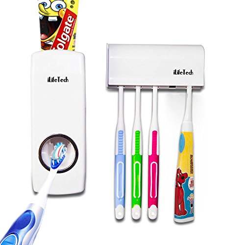 Ilifetech toothpaste holder hands-free toothpaste squee…