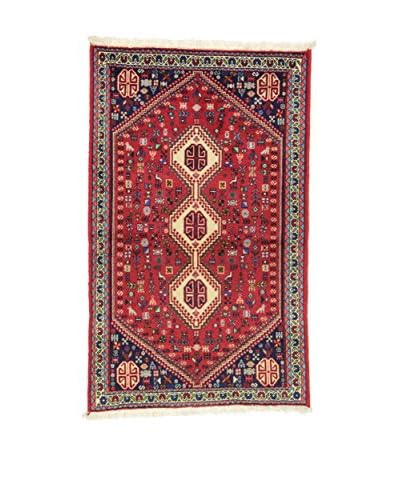 L’Eden dei tappeti Tappeto Abadeh Rosso/Blu 77 x 125 cm