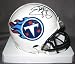 Eddie George Tennessee Titans NFL Hand Signed Mini Football Helmet