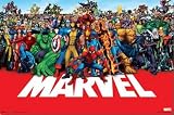 Marvel Heroes (Full Cast) Art Poster Print