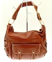 Ladies Genuine Soft Leather Tan Handbag With Detachable Carry Handle & Adjustable Shoulder Strap by Neptune Giftware