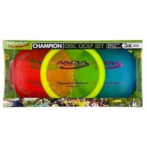 Innova Champion Material Disc Golf, Set of 3 (Colors may vary)