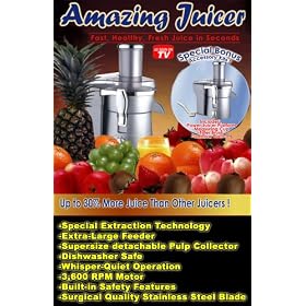 Fresh Fruit Juicer - Uks Lowest Priced Juicer - Fast, healthy, Fresh fruit juice in seconds