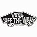 Vans off the Wall SKATEBOARD BLACK IRON ON PATCHES # WITH FREE GIFT