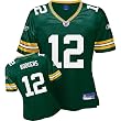 Aaron Rodgers Packers Green Women's NFL Replica Jersey