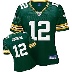 Aaron Rodgers Packers Green Women's NFL Replica Jersey