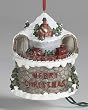 Woodland Splendor Evergreen Express "Merry Christmas" Pigtail Ornament