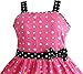 Sunny Fashion Girls Dress Heart Print Pink