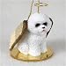 BICHON FRISE Dog Tiny ANGEL Christmas Ornament New DTA29