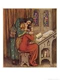 Abelard and Heloise French Scholar and Nun Embracing in the Scriptorium Art Giclee Poster Print by Eleanor Fortescue Brickdale, 30x40