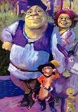 Shrek 2 Shrek and Donkey are Buds MOVIE POSTER Disney - 11' x 17'