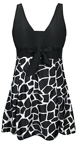 DANIFY Women's One Piece Bathing Suit Tankini Swimdress Cover Up Swimsuit DANIFY Women's One Piece Bathing Suit Tankini Swimdress Cover Up Swimsuit