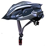 Bicycle Mountain Bike BMX Safety Helmet for Unisex adults size 52-56cm black and white mixed
