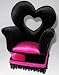 Hearts Chair Love Themed Unique Fashion Jewelry Box With Pillow And Mirror Fo...