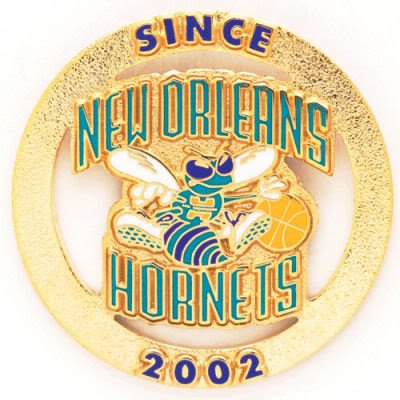 NEW ORLEANS HORNETS OFFICIAL LOGO LAPEL PIN