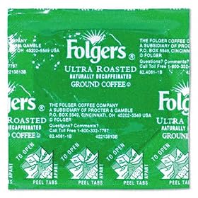 J.M. Smucker Co. Premeasured Decaffeinated Coffee Packs, .9oz Packs, 42 carton by Folgers�