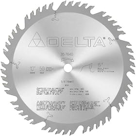 DELTA 35-7640 10-Inch 50 Tooth Combination Circular Saw Blade