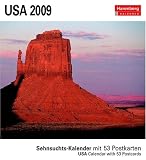 USA 2009: Sehnsuchts-Kalender. 53 heraustrennbare Farbpostkarten