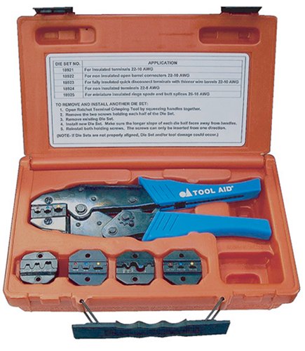 Tool Aid 18920 Ratcheting Terminal Crimper Kit