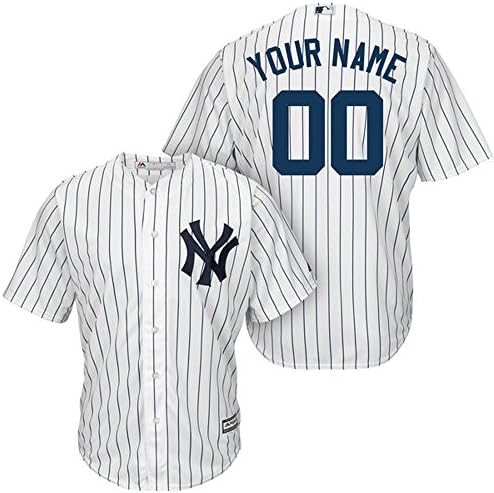 Mens New York Yankees White Navy Custom Jersey Headley Chase 12 Size M