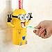 YJ-WorldTrade TP-080473 Minions Automatic Toothpaste Dispenser with Toothbrush Holder Set