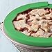 Silicone Pie Crust Shield, Adjustable Pie Protector, Green