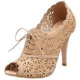 Pour La Victoire Eden Peep Toe Oxford,Nude,9 M US