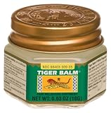 Tiger Balm Pain Relieving Ointment, Regular Strength, 0.63 Ounces (18 g) (Pack of 4)