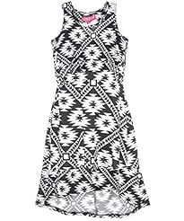 Toddler Polyester/Spandex High-Low-Hem Summer  Dress