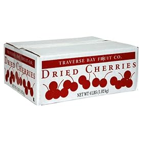 Traverse Bay Dried Cherries, 4-Pound Box