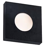 Kenroy Home 72825BL Burst Outdoor Small Square Black