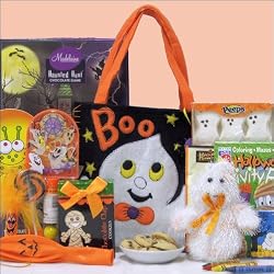 Spooky Sweets & Treats: Halloween Gift Basket for Kids